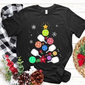Pickleball Pickle Ball Christmas Treepickleball Christmas Shirt